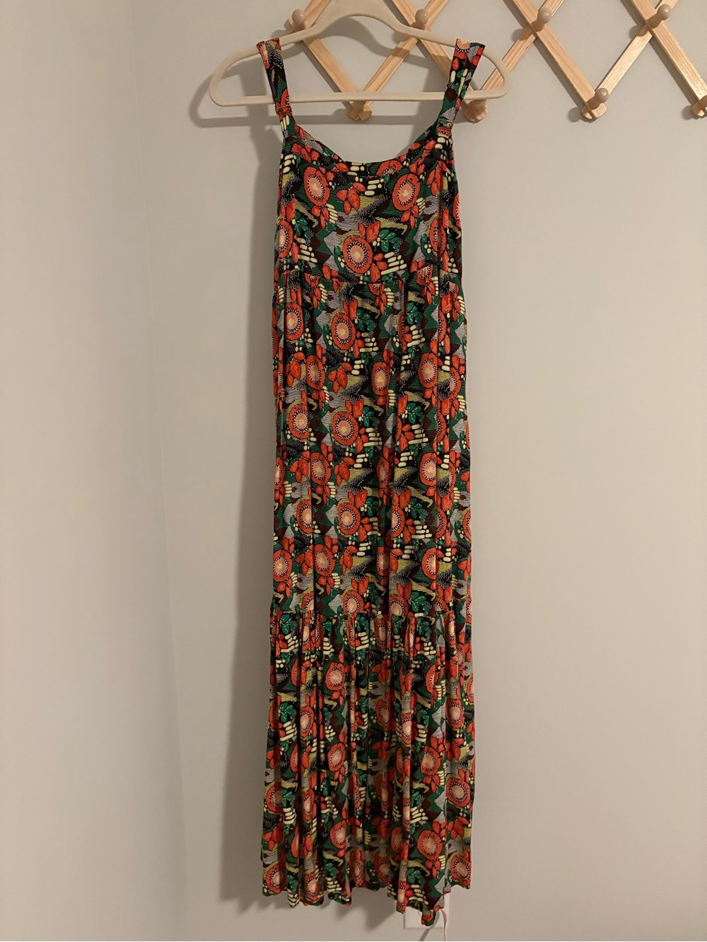 Natural Life Retro Floral Maxi Dress size Medium